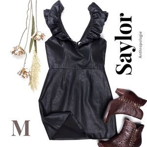 Saylor Anthropologie Rayon Blend Sweetheart Dress Size Med